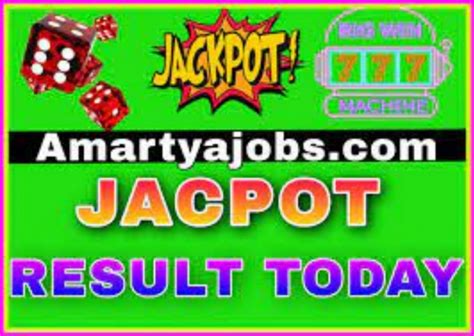 jackpot result today|today's tote jackpot.